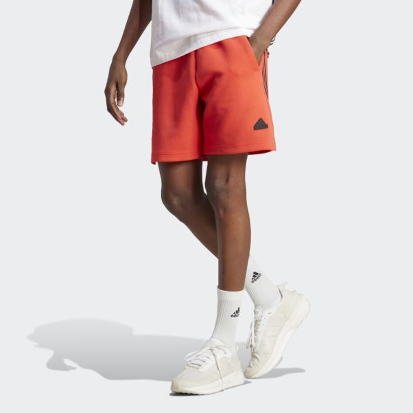 Future Icons Short à 3 Bandes Adidas Rouge