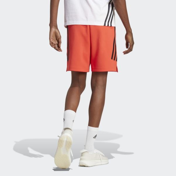 Future Icons Short à 3 Bandes Adidas Rouge