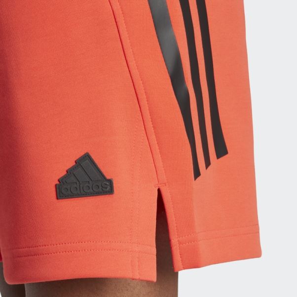 Future Icons Short à 3 Bandes Adidas Rouge