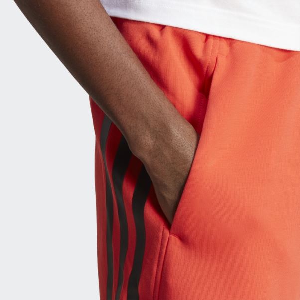 Future Icons Short à 3 Bandes Adidas Rouge