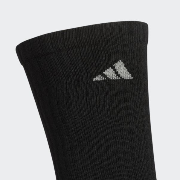 Chaussettes Athlétiques Matelassées Adidas Noires 6 Paires