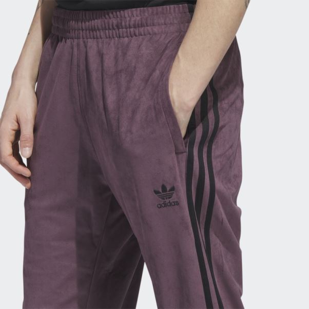 Pantalon De Survêtement En Peluche Adicolor Classics Bordeaux Adidas