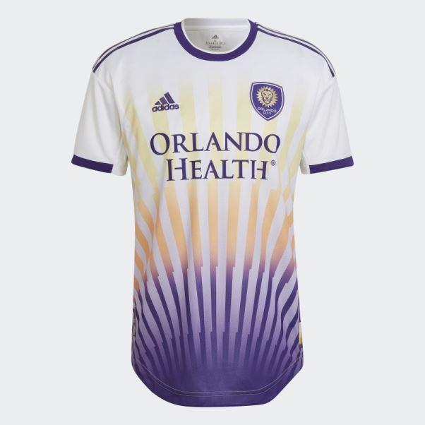Maillot Adidas Orlando City 22/23 Extérieur Authentique Blanc