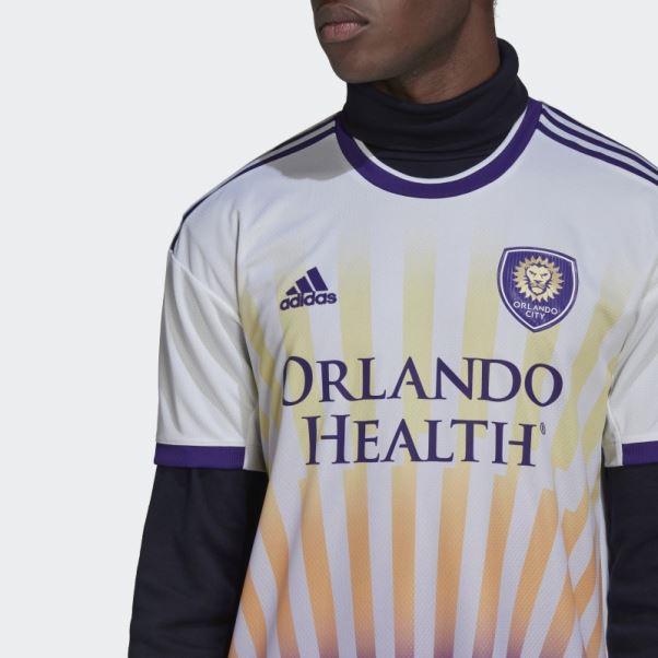 Maillot Adidas Orlando City 22/23 Extérieur Authentique Blanc