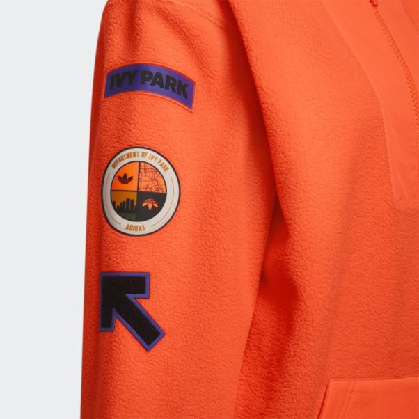 Adidas Sweat à Capuche Polaire (tous Genres) Orange