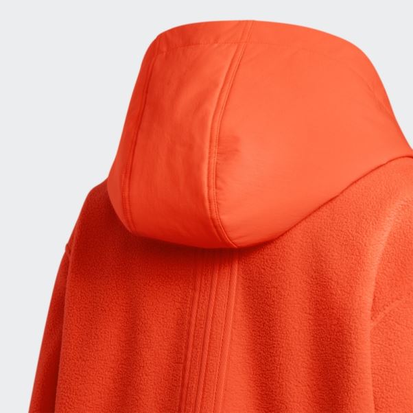 Adidas Sweat à Capuche Polaire (tous Genres) Orange