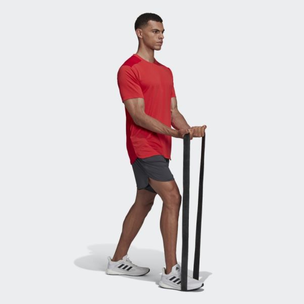 Rouge Conçu Pour L'entraînement Heat.rdy Hiit Tee Adidas