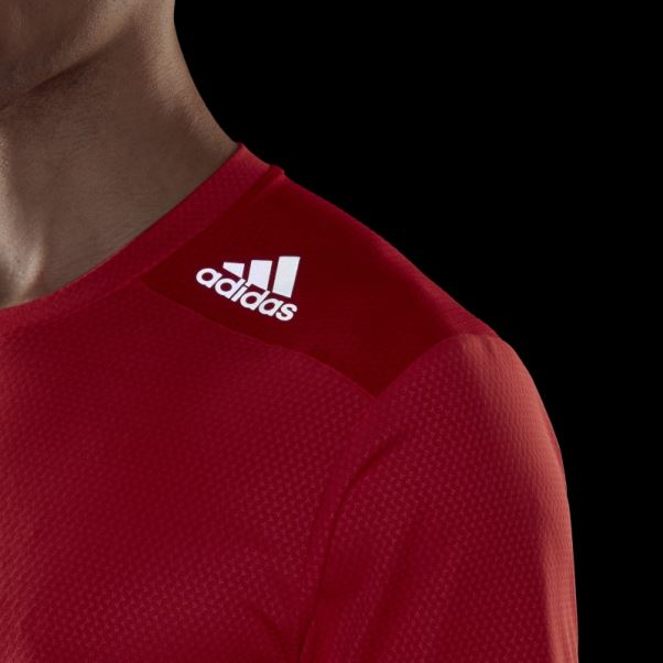 Rouge Conçu Pour L'entraînement Heat.rdy Hiit Tee Adidas