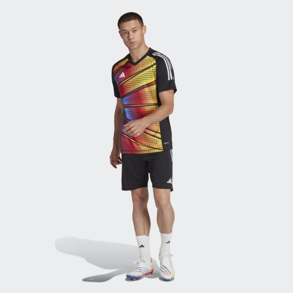 Maillot Graphique Adidas Tiro 23 Pro Manches Courtes Noir
