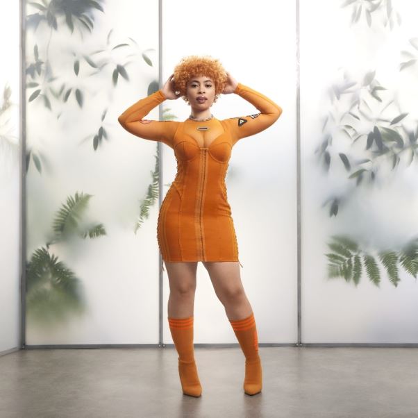 Adidas - Robe Courte En Sergé Orange Focus