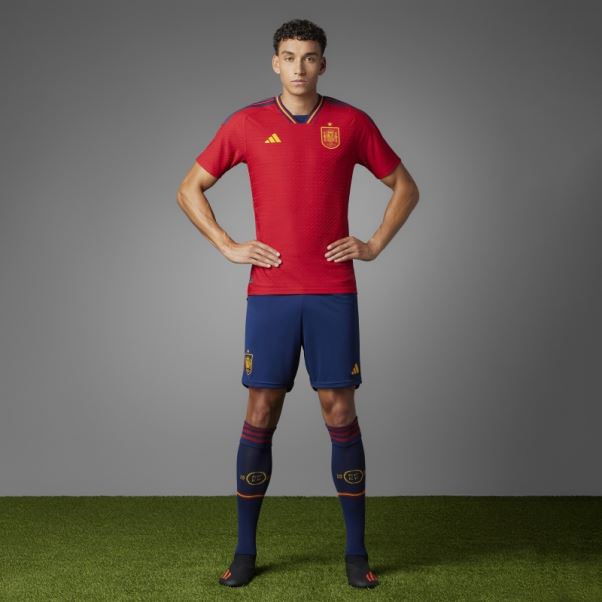 Maillot Adidas Espagne 22 Domicile Authentique Rouge