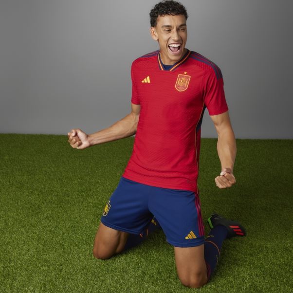 Maillot Adidas Espagne 22 Domicile Authentique Rouge