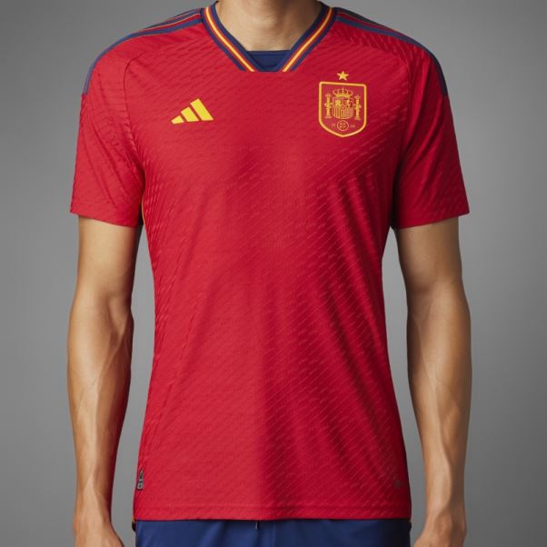 Maillot Adidas Espagne 22 Domicile Authentique Rouge