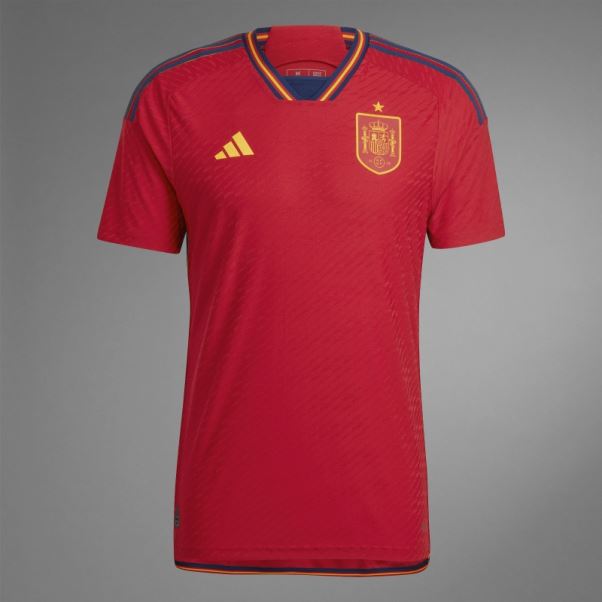 Maillot Adidas Espagne 22 Domicile Authentique Rouge