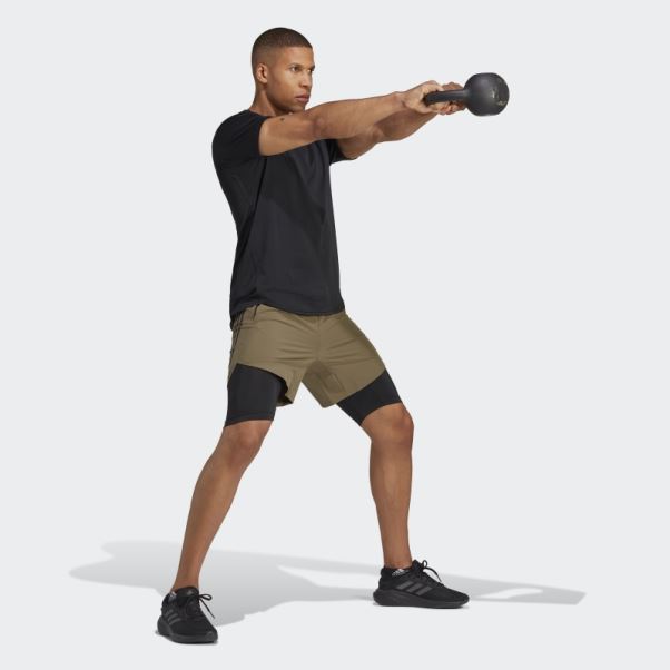 Conçu Pour L'entraînement Pro Series Hiit Short Organisé Par Cody Rigsby Olive Adidas
