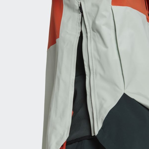 Anorak De Neige Terrex 2 Couches Rain.rdy Adidas Orange