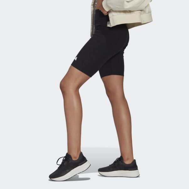 Short De Cycliste Côtelé Noir Adidas