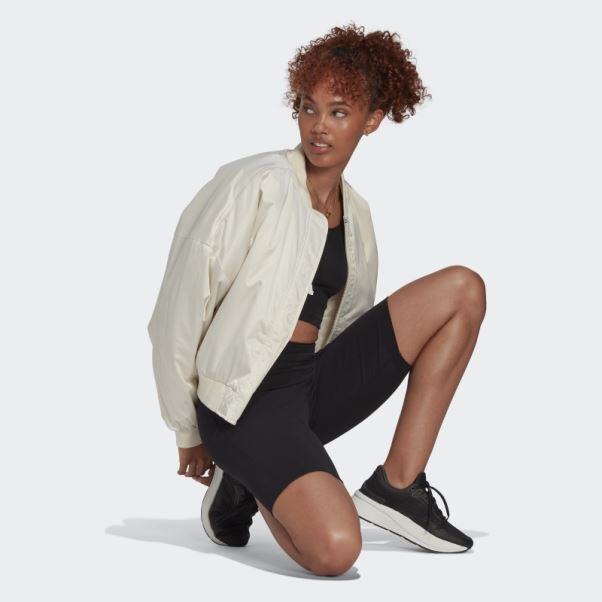 Short De Cycliste Côtelé Noir Adidas