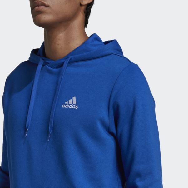 Sweat à Capuche Essentials Adidas Bleu Roi