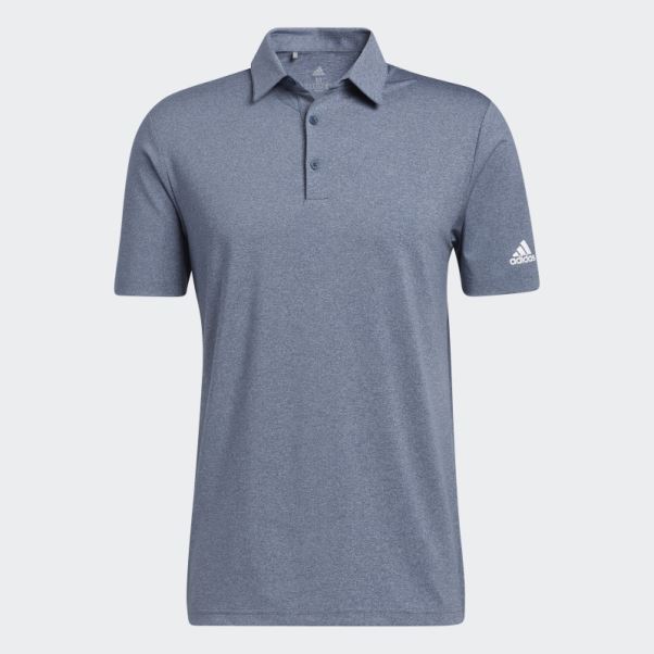 Polo Chiné Ultimate365 Bleu Marine Mel Adidas