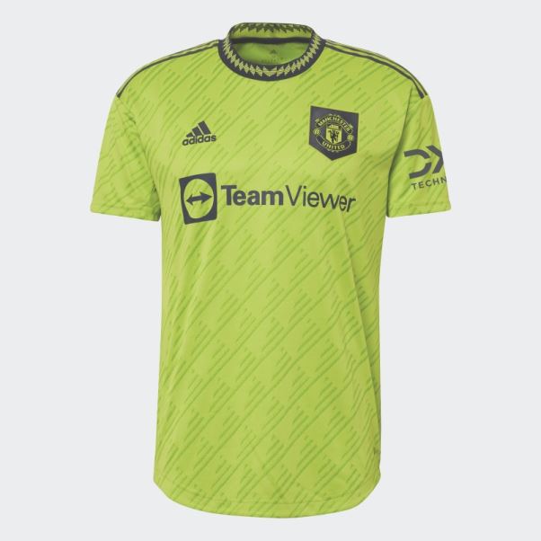Adidas Maillot Manchester United 22/23 Third Authentique Slime