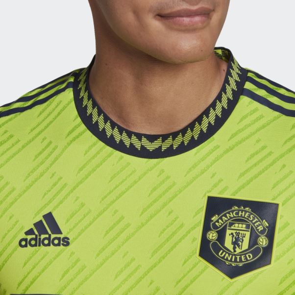 Adidas Maillot Manchester United 22/23 Third Authentique Slime