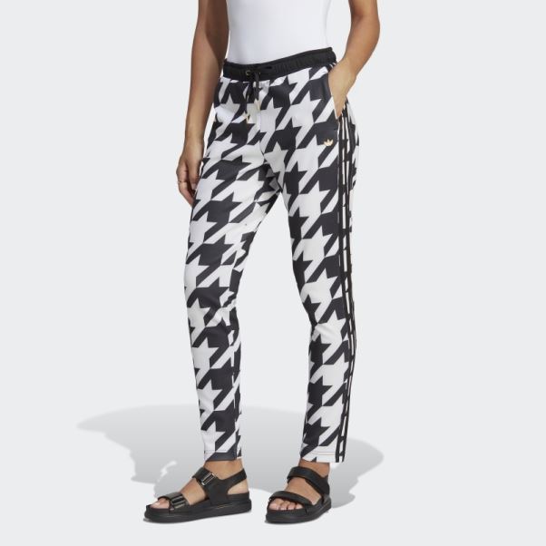 Pantalon De Survêtement Adidas Noir Pied De Poule Sst