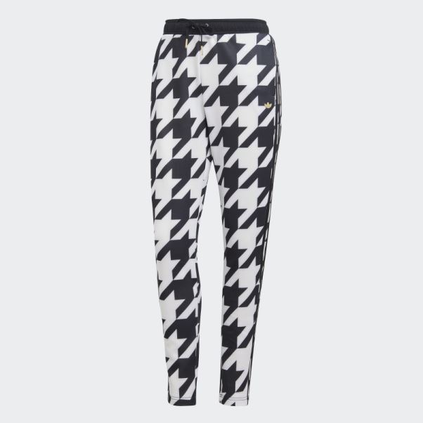 Pantalon De Survêtement Adidas Noir Pied De Poule Sst