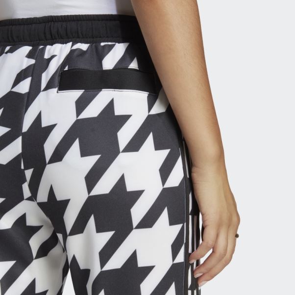Pantalon De Survêtement Adidas Noir Pied De Poule Sst