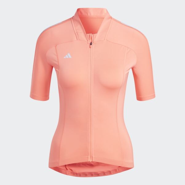 Adidas Maillot Cycliste Manches Courtes Corail