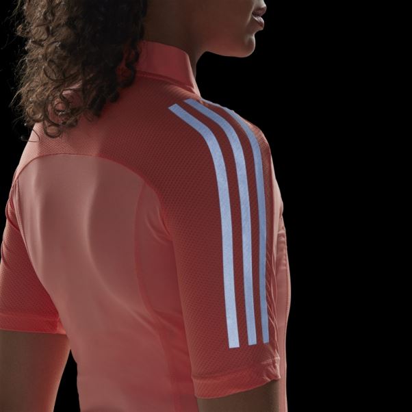 Adidas Maillot Cycliste Manches Courtes Corail