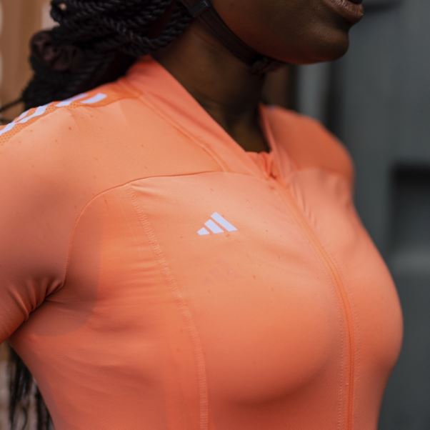 Adidas Maillot Cycliste Manches Courtes Corail