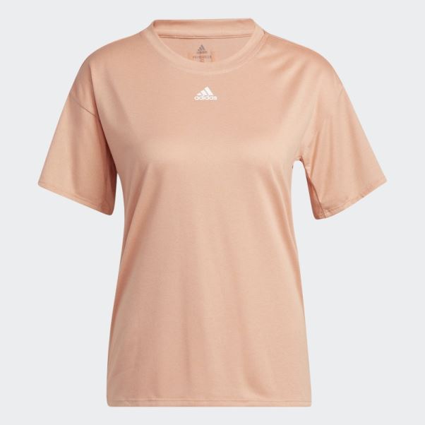 Blush Ambiant T-shirt D'entraînement Adidas à 3 Bandes Aeroready