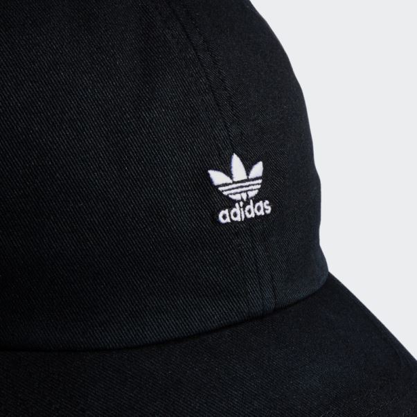 Casquette Décontractée à Mini Logo Adidas Noir