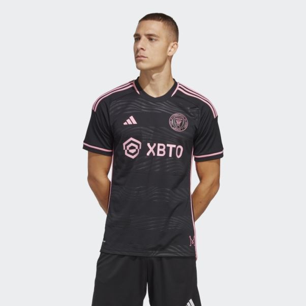 Maillot Inter Miami Cf 23/24 Extérieur Authentique Noir Adidas