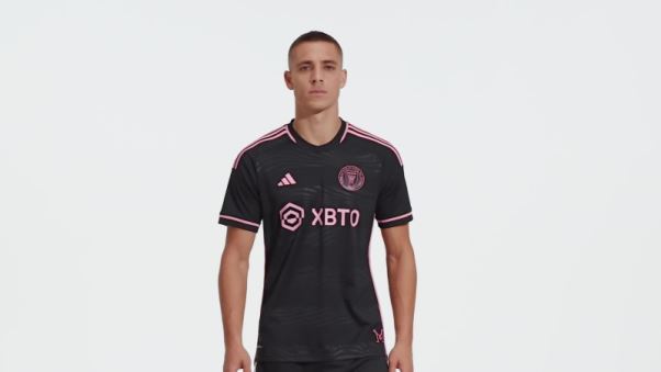 Maillot Inter Miami Cf 23/24 Extérieur Authentique Noir Adidas
