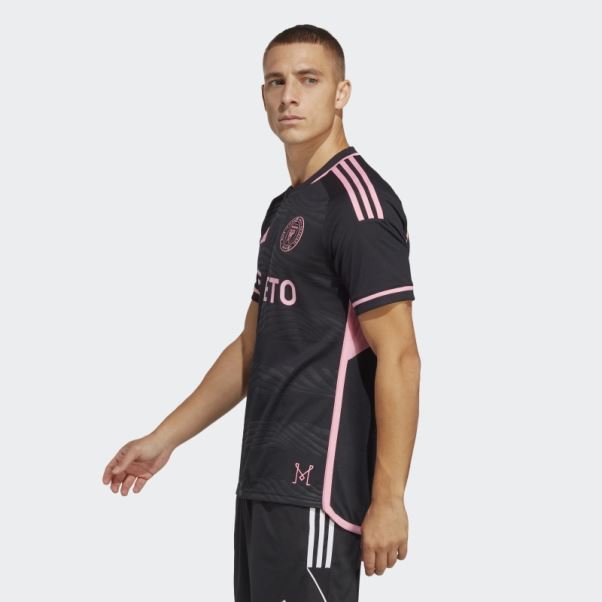 Maillot Inter Miami Cf 23/24 Extérieur Authentique Noir Adidas