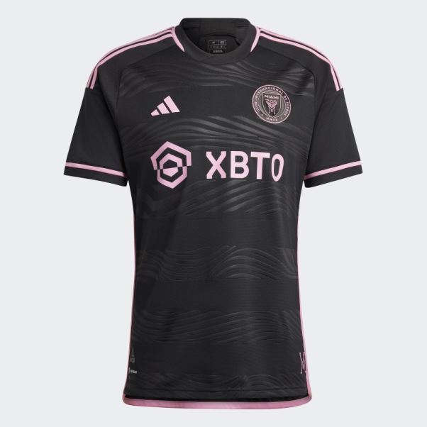 Maillot Inter Miami Cf 23/24 Extérieur Authentique Noir Adidas