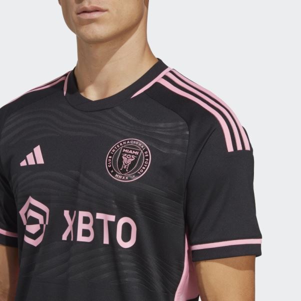 Maillot Inter Miami Cf 23/24 Extérieur Authentique Noir Adidas