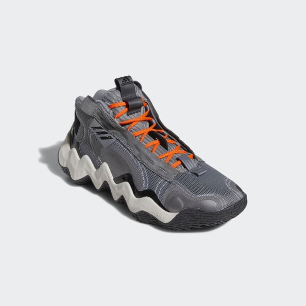Chaussures De Basket Adidas Exhibition B Candace Parker Mid Grises