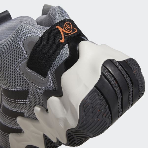 Chaussures De Basket Adidas Exhibition B Candace Parker Mid Grises