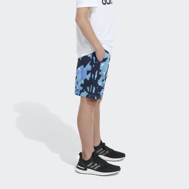 Short Camo Bleu Adidas Aop