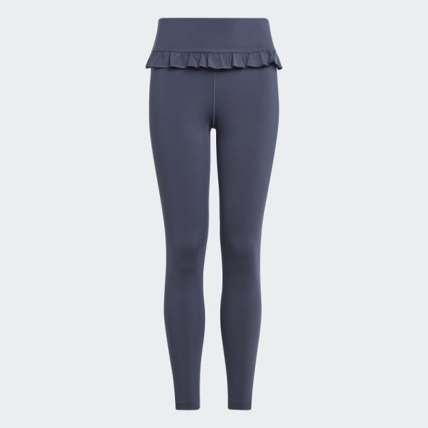 Adidas - Legging 7/8 Taille Haute Yoga Aeroready Bleu Marine