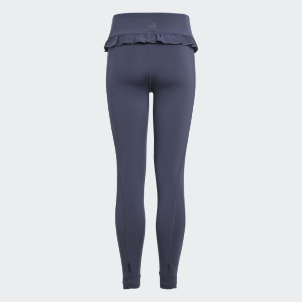 Adidas - Legging 7/8 Taille Haute Yoga Aeroready Bleu Marine