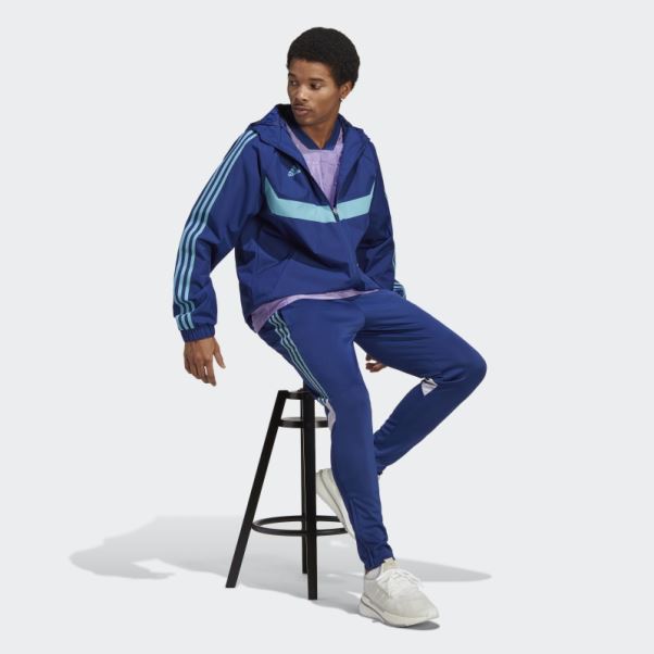 Adidas Coupe-vent Tiro Warm Bleu Victoire