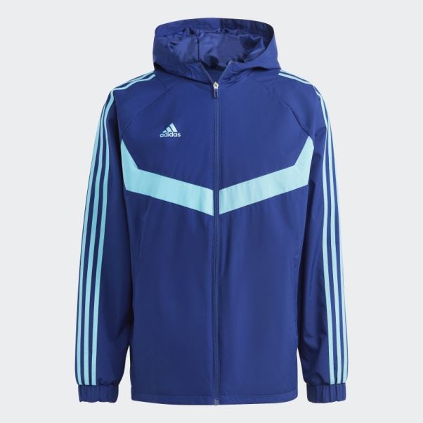 Adidas Coupe-vent Tiro Warm Bleu Victoire