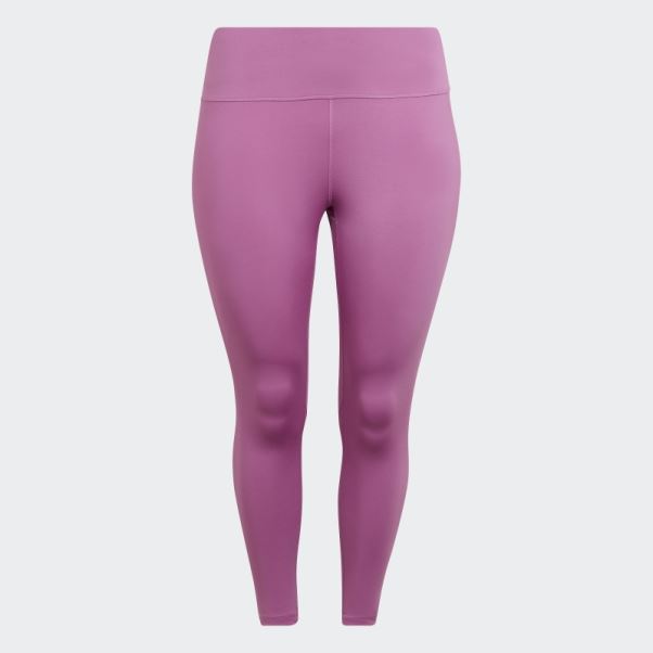 Legging D'entraînement Adidas Optime Lilas (grande Taille)