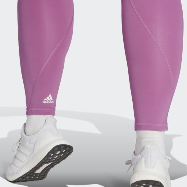 Legging D'entraînement Adidas Optime Lilas (grande Taille)