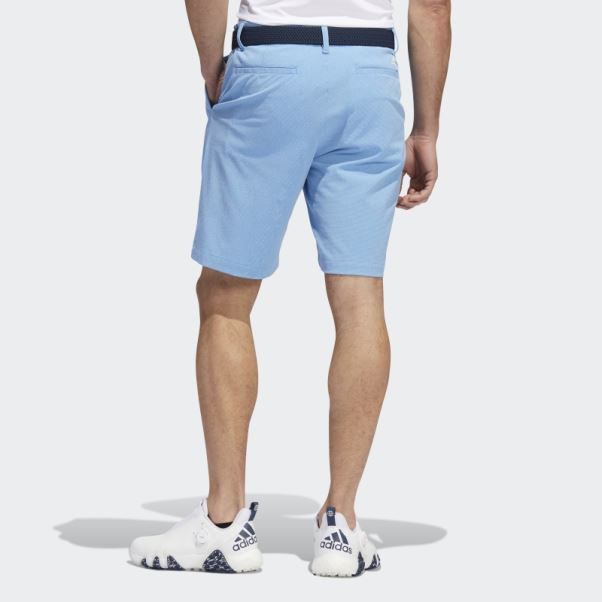 Short Hachuré Bleu Adidas