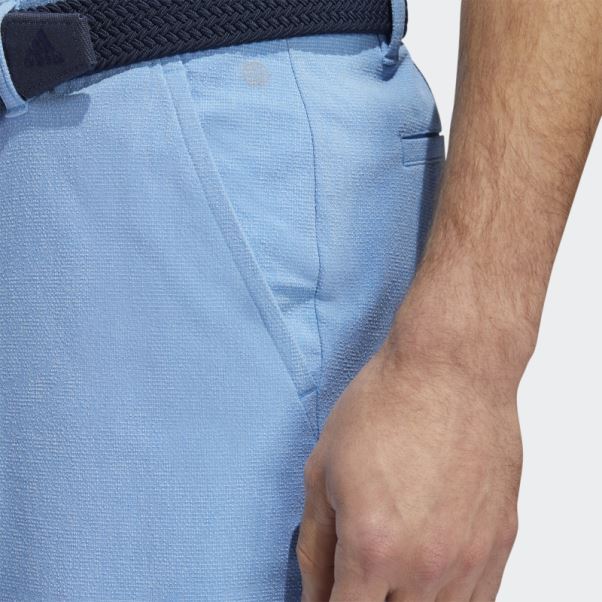 Short Hachuré Bleu Adidas